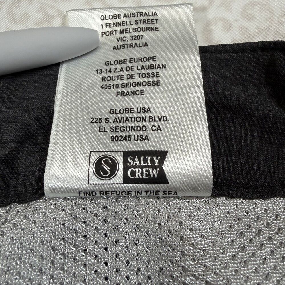 Salty Crew Camo Pants Mens 30 Green Black Stretch Chino Surf Skate Outdoor - Picture 13 of 15